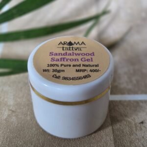 Aroma tattva saffron sandalwood gel