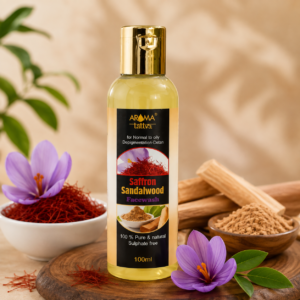 Aroma tattva saffron sandalwood facewash