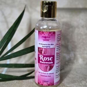 Aroma tattva rose face wash