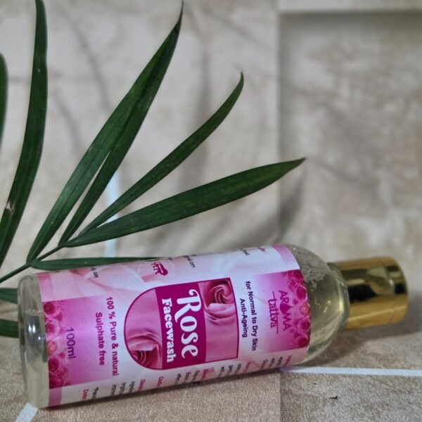 Aroma tattva rose face wash