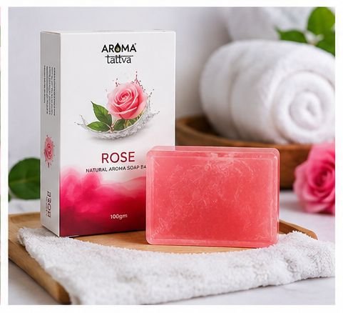 Rose Natural Aroma Soap Bar