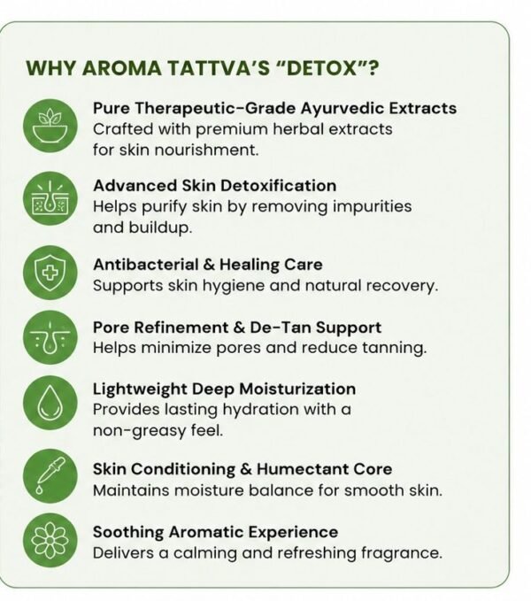 Aroma Tattva DETOX Natural Aroma Soap Bar – 100g