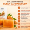 img3 Aroma Tattva Honey Sandalwood Natural Aroma Soap Bar – 100g