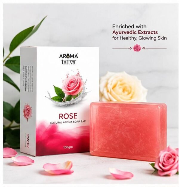 Rose Natural Aroma Soap Bar