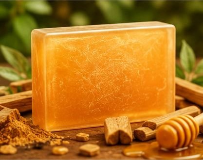 img5 Aroma Tattva Honey Sandalwood Natural Aroma Soap Bar – 100g